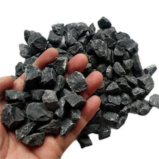 灰色砾石青石子玄武岩水磨石黑色鹅卵石过滤工程垫层瓜子片碎石头