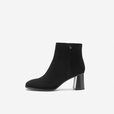 NineWest/玖熙时装靴女短靴圆头