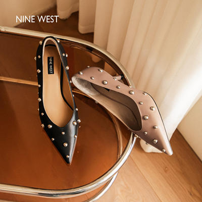 NineWest/玖熙真皮高跟鞋
