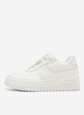 【清仓款】Nine West/玖熙运动休闲鞋圆头系带厚底增高舒适板鞋女