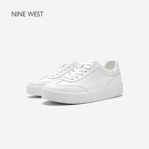 NineWest/玖熙饼干小白鞋女