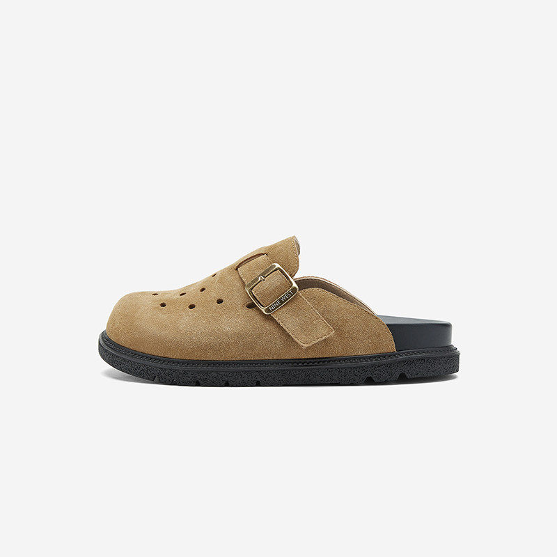 NineWest/玖熙包头拖鞋女一脚蹬图片