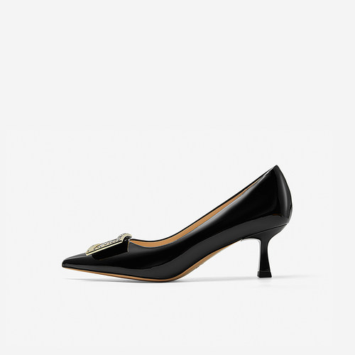 NineWest/玖熙浅口单鞋舒适平跟