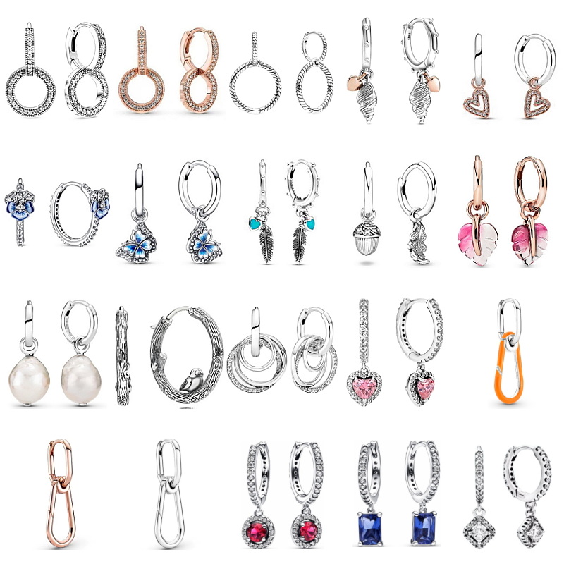 潮流S925纯银女锆石不过敏