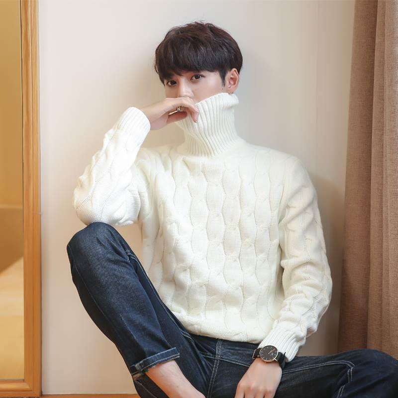 毛衣男 Thick turtleneck men s pullover sweater sweater men