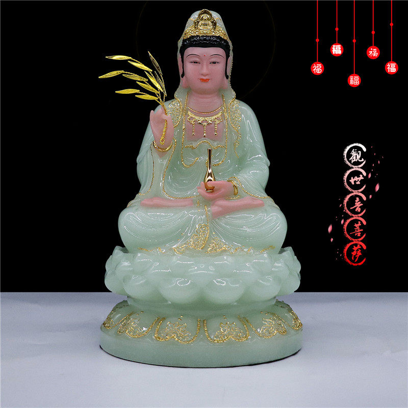 娑婆三圣佛像观世音菩萨地藏王释迦牟尼佛神像家居供奉保平安摆件