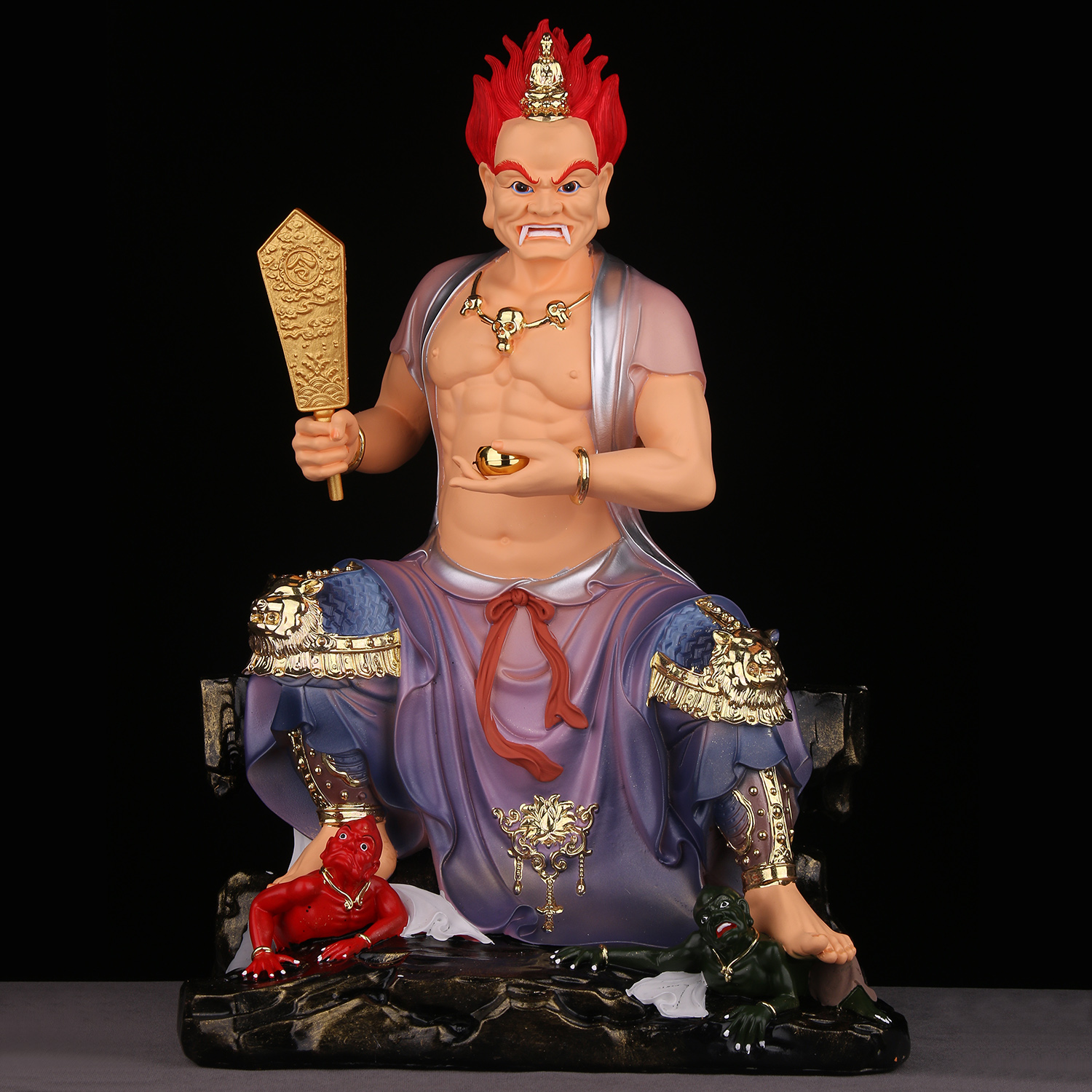 面然大士佛像焰口普渡公鬼王菩萨像面燃大士居家客厅家用摆件神像