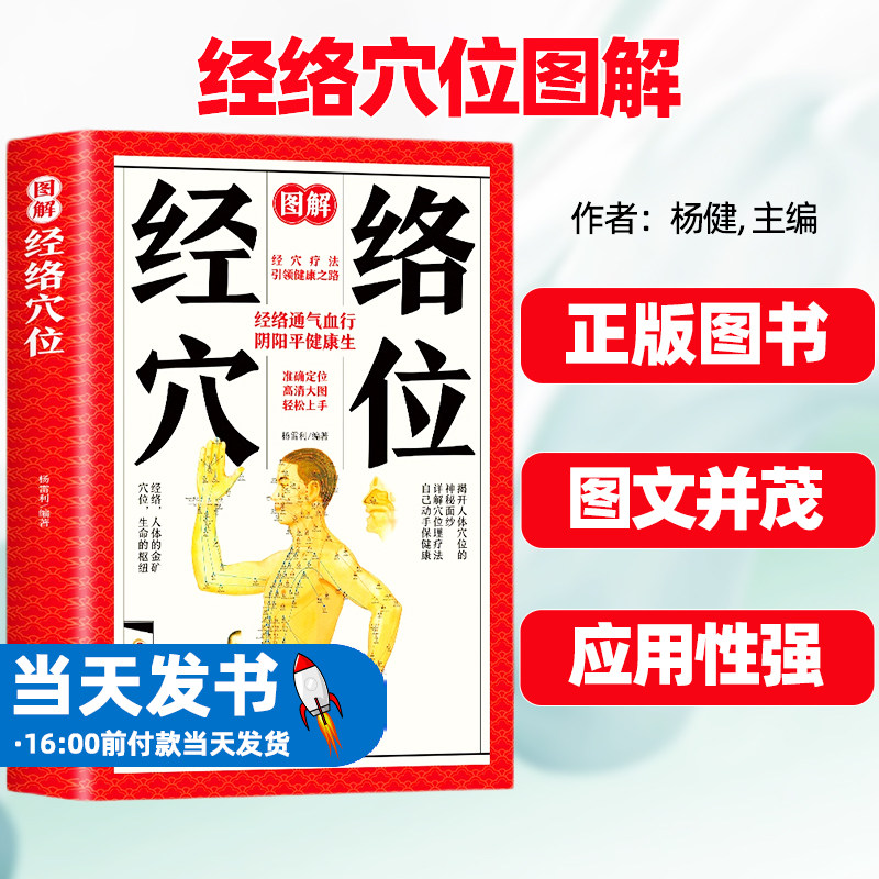 经络穴位图解经络通气血行