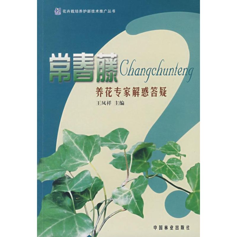 常春藤养花专家解惑答疑王凤祥中国林业出版社9787503850608盆栽养护技巧繁殖方法病虫害防治四季常绿观叶植物家庭园艺栽培知识解