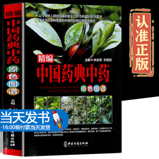 正版精编中国药典中药原色图谱精装选材常见贴近生活实用强中国药典中药材及混伪品彩色图谱中草药彩色图鉴大全集
