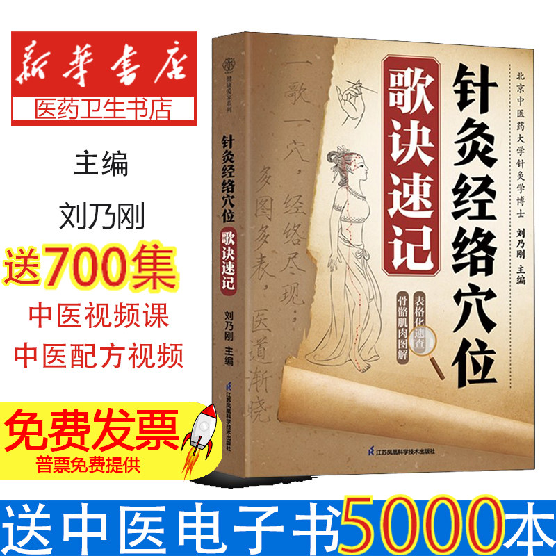 针灸经络穴位歌诀速记刘乃刚主编江苏凤凰科学技术出版社中医保健养生精准取穴速查技巧人体经络穴位图解快速取穴定位
