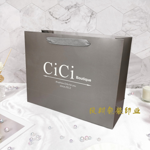 女服装店袋子定做高档礼盒袋订制购物手拎袋童装纸袋定制店名LOGO