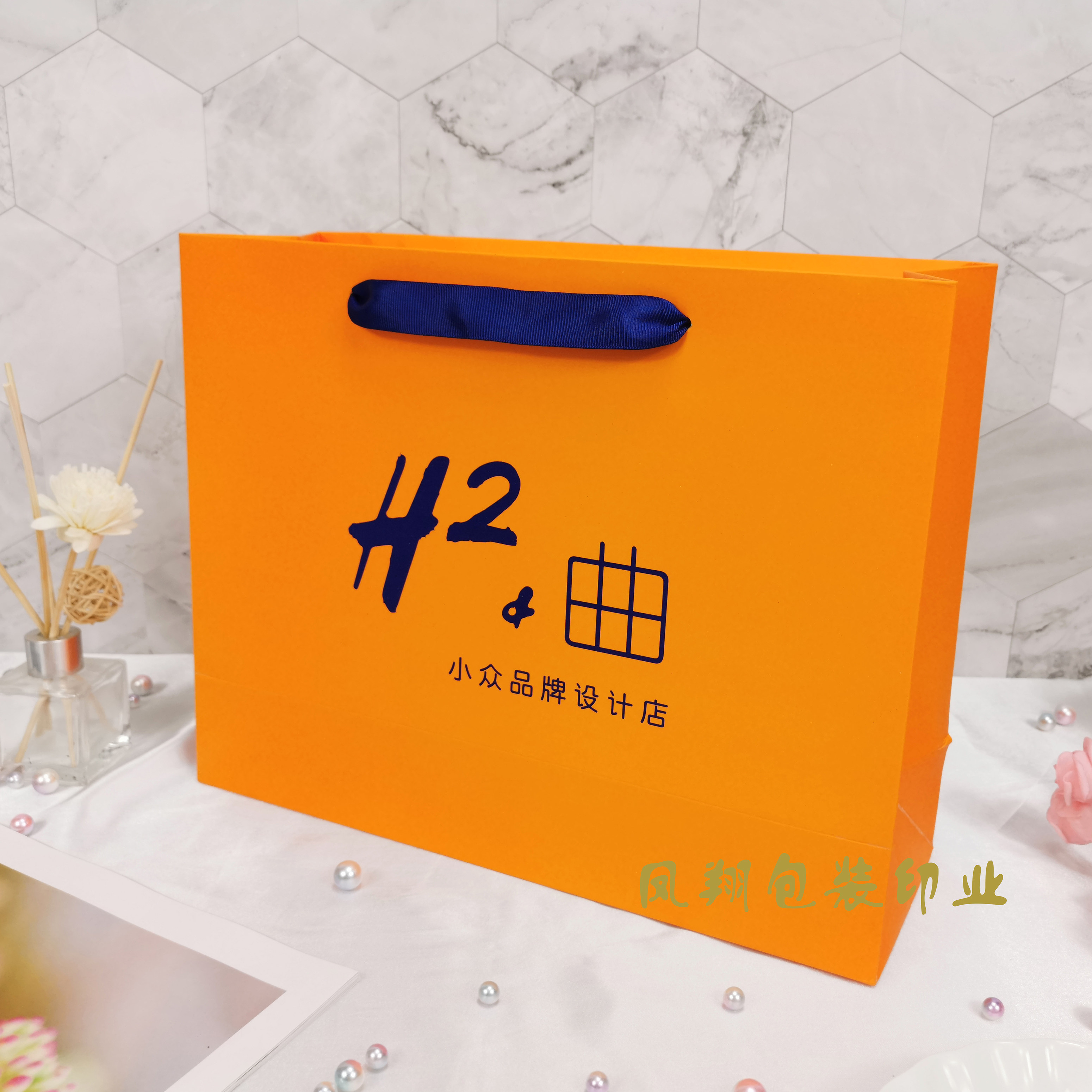 定制纸袋高档男装女装童装牛皮纸手提纸袋定做印刷店名订制印LOGO