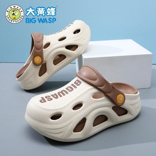 大黄蜂透气EVA材质耐磨户外半拖