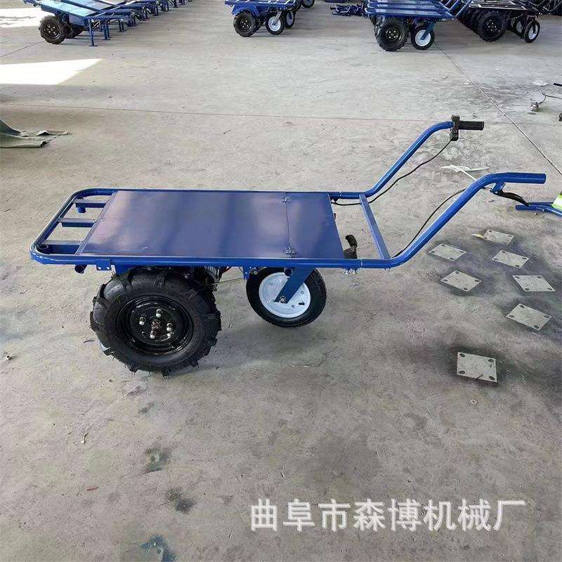 电动手推车家用搬运多功能小推车锂电大功率仓储拉货运输平板车