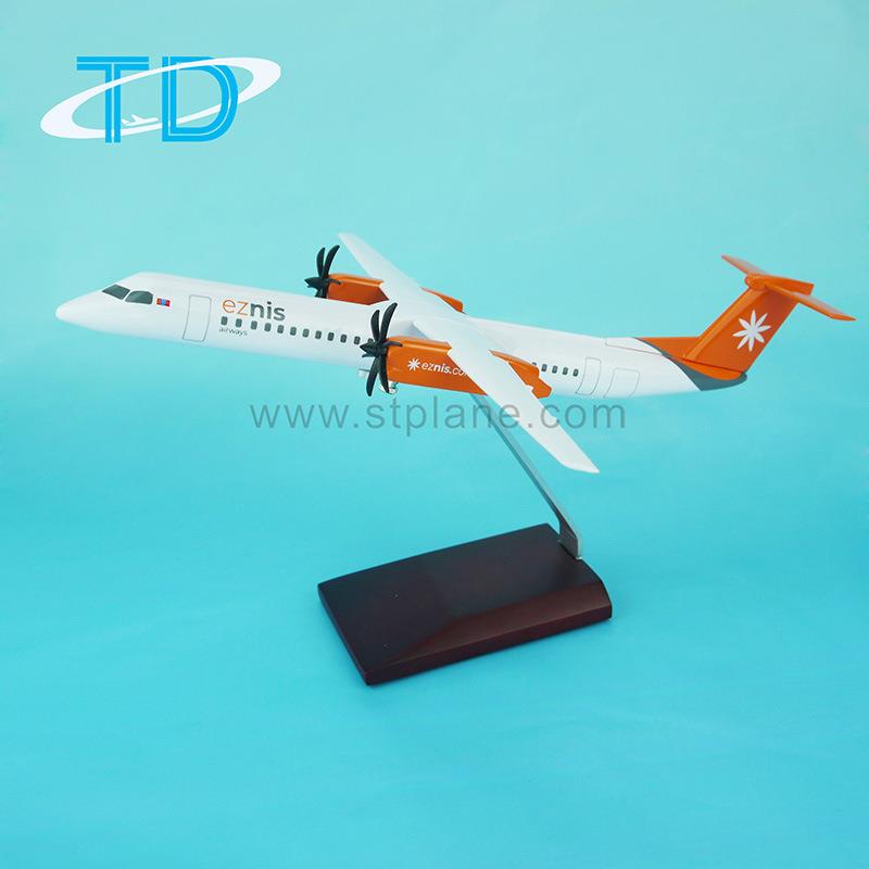 飞机 摆件 Dash 8-400 (Q400) 仿真静态摆饰 螺旋桨 模型