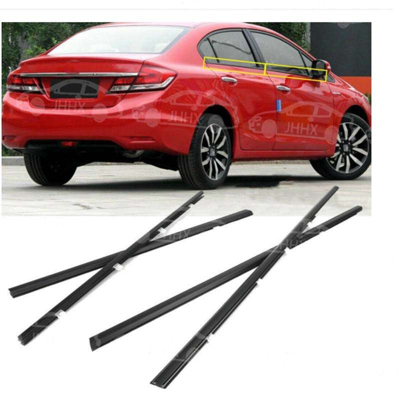 CIVIC思域2012-2015车窗玻璃外压条防水条车门窗密封装饰胶条