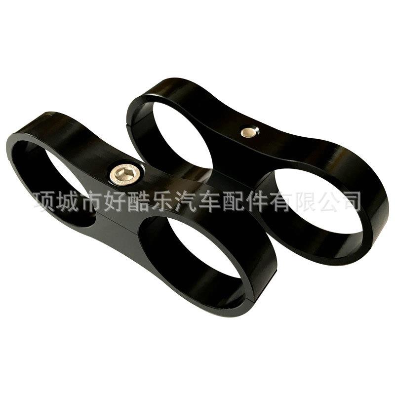 AN20汽车改装水管油管专用卡子固定双孔装美化管路水冷