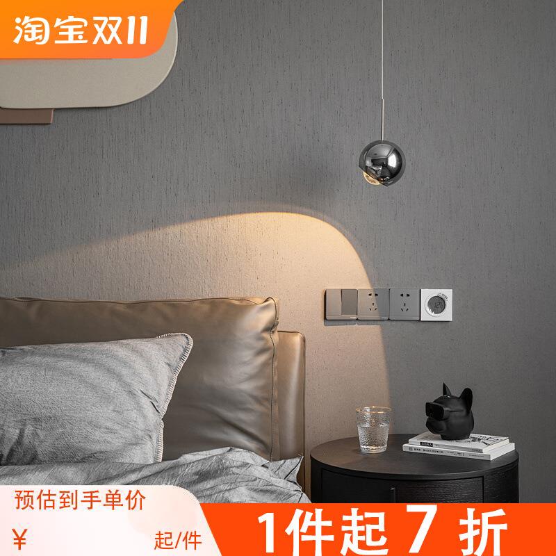 卧室床头柜长线小吊灯现代简约可升降高级感轻奢主卧氛围感吊线灯