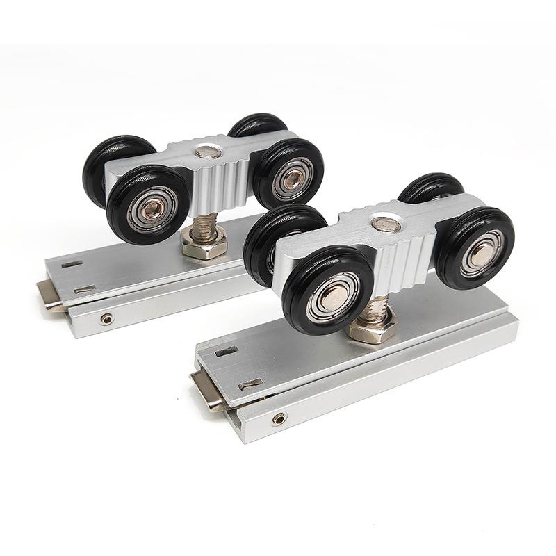 433-4A自锁型木门滑吊轮 静音滑轮 铝合金吊轮轨道