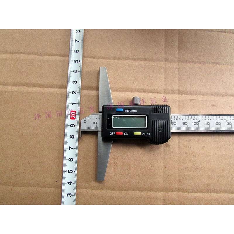 上海恒量单钩数显深度尺0-150/200/300mm多用电子深度游标卡尺