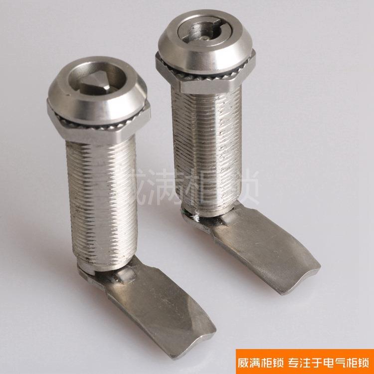 威满柜锁MS705-62 不锈钢圆柱锁 机箱机柜锁 工业配电箱锁 信箱锁