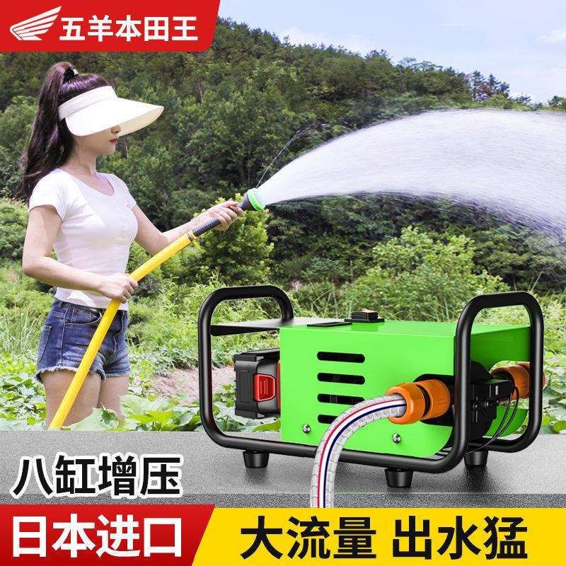 进口充电式抽水泵农用菜果园灌溉浇水机浇菜神器农田大功率抽水机