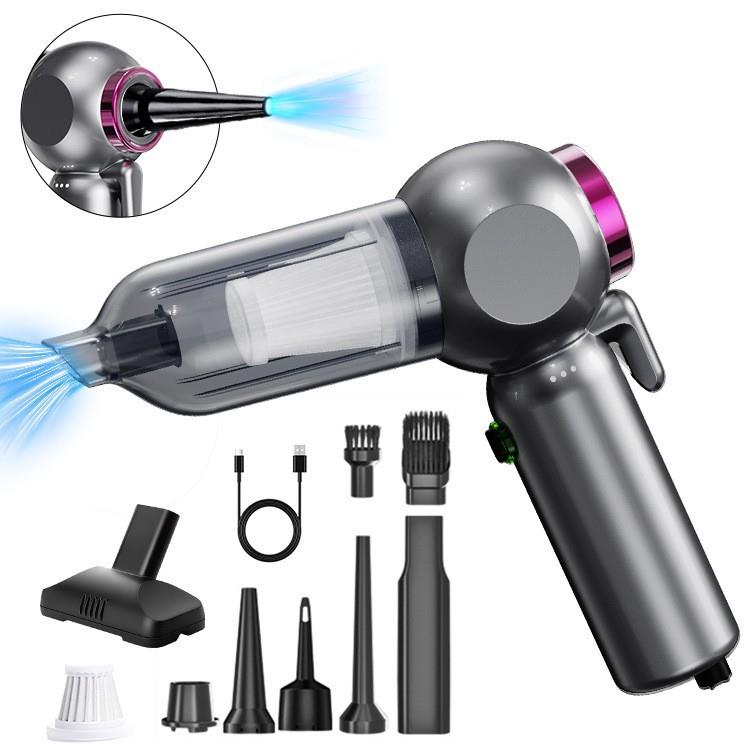 新款车载吸尘器无刷电机超强大吸力汽车家用两用吸尘器吹尘器跨境