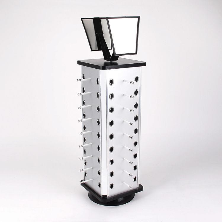 眼镜展示架柜台眼镜展架可旋转圆台式架太阳镜货架旋转展示架