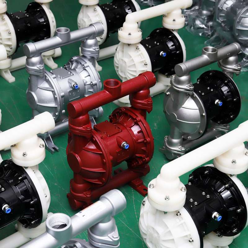 气动隔膜泵铸铁铝合金不锈钢塑料进口耐腐蚀胶水油漆泵自吸泵泥浆