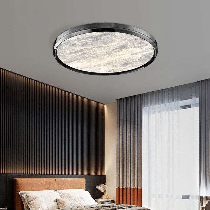 主卧室高级感吸顶灯现代简约全光谱护眼房间2025新云雾超薄卧室灯