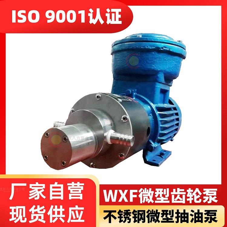 不锈钢齿轮泵 微型 计量泵卫生级 无泄漏耐腐蚀 小型电动抽油泵