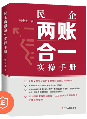 【正版】民企两账合一实操手册