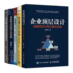 企业顶层设计 工具书 模板5本套：商业增长设计思维 设计商业模式 …… 案例 是设计出来 商业模式 工具