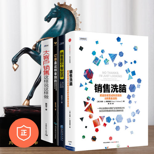 【正版】销售技巧4本套装：销售+专业活+销售破局手法+大客户销售这样说 管理类书籍管理科学企业管理