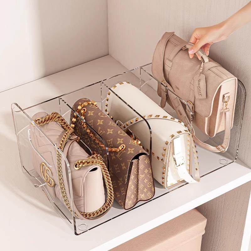 亚克力包包收纳架衣柜收纳整理神器分隔板卧室客厅放包包置物架,收纳整理,书桌收纳置物架,淘宝优惠券,粉丝福利购,淘宝优惠卷