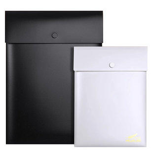 竖式A4按扣文件袋高质感磨砂实色不透明档案袋办公学生试卷袋加厚防水A5收纳袋律师人事合同资料袋纽扣票据袋