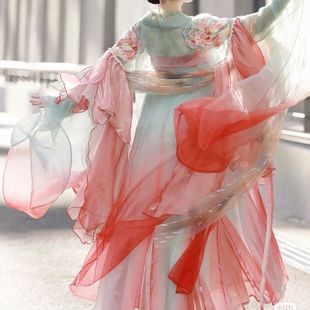 錦鯉 俏丫頭原創(chuàng)游園驚夢人間 漢服唐制齊胸襦裙仙氣飄逸超仙古風