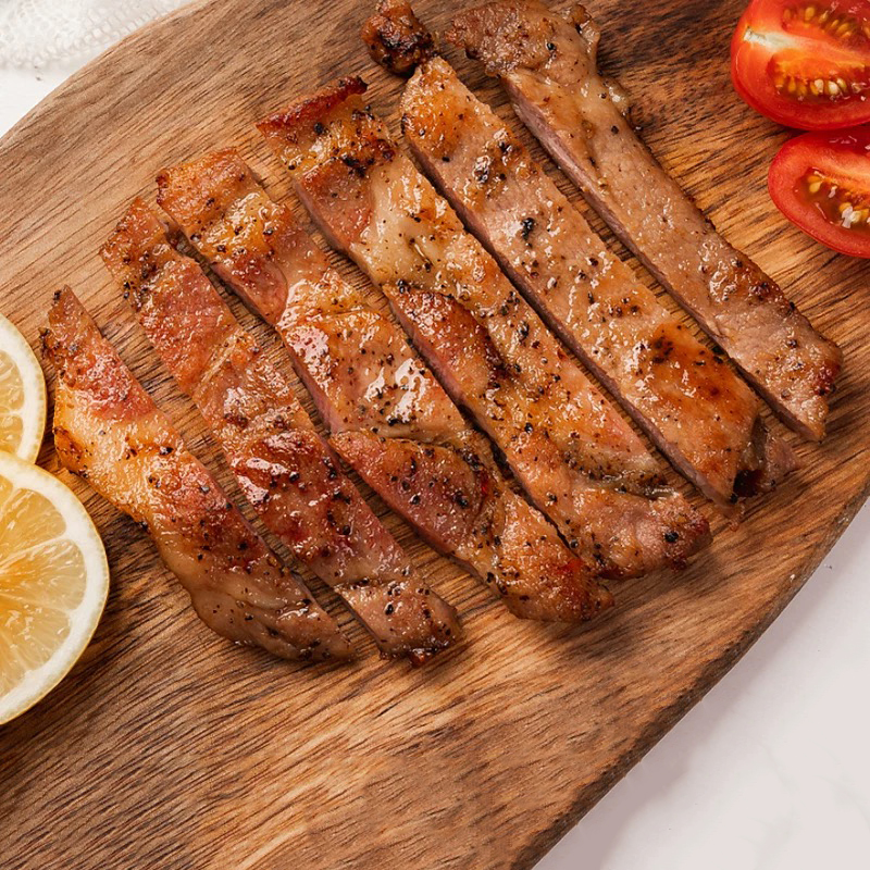 原切黑椒猪扒半成品猪排批发商用