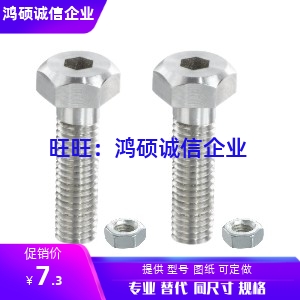 PAT31-M4/M5-L15/20/25/30/35/40/45/50/60 镀锌 细牙调整螺丝组