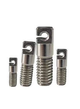 FFL11-D10/D12-L30/L40/L50/L60/70不锈钢拉伸弹簧用支柱缺口孔型