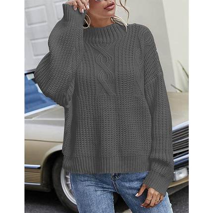 winter pullover thicken fashion jumper solid pullover