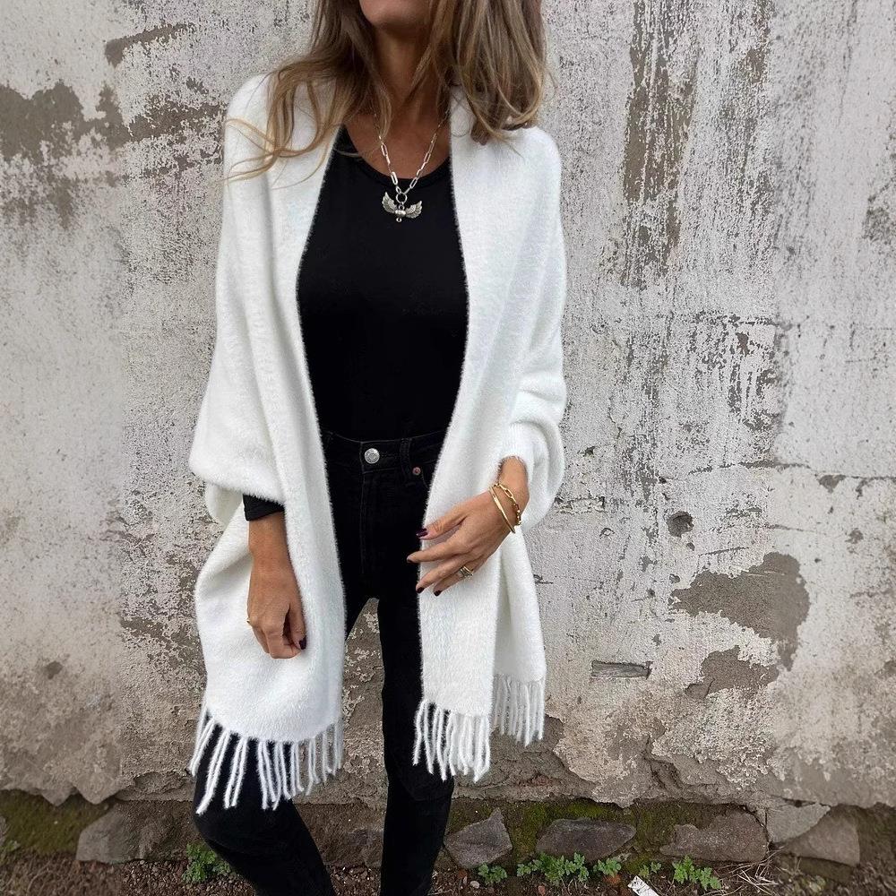 Sexy mesh long cardigan beach mopping sun protection