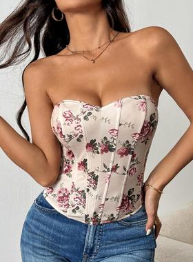 bra clothes women ladies blusa ropa underbust casual crop