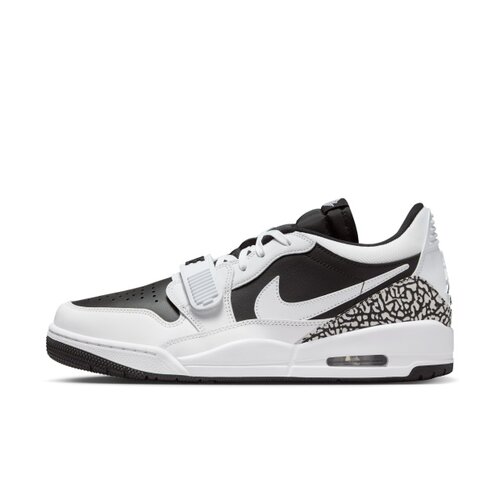 XHH Jordan Legacy 312 耐磨 低帮 复古篮球鞋 白黑色CD7069-111