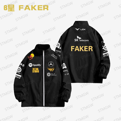 T1战队队服S15全球总决赛FAKER同款英雄联盟比赛服SKT应援短袖T恤