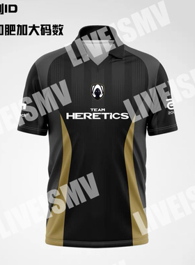 TEAM HERETICS瓦罗兰特周边无畏契约战队服TH战队翻领T恤WOOT同款
