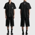 White Trim Short Sleeve Set
