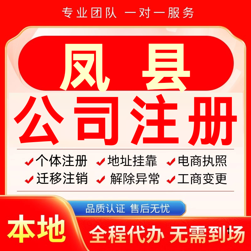 凤县公司注册办理异常个体户工商营业执照代办注销变更转让电商