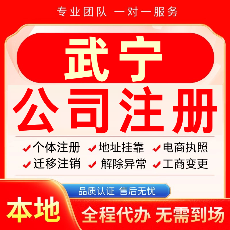 武宁公司注册办理异常个体户工商营业执照代办注销变更转让电商